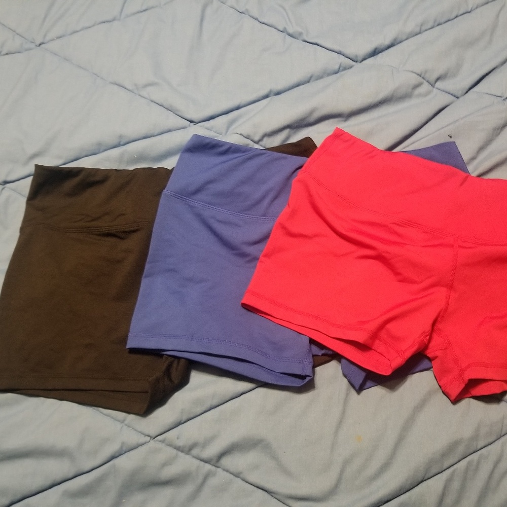3 pair Exercise shorts XL